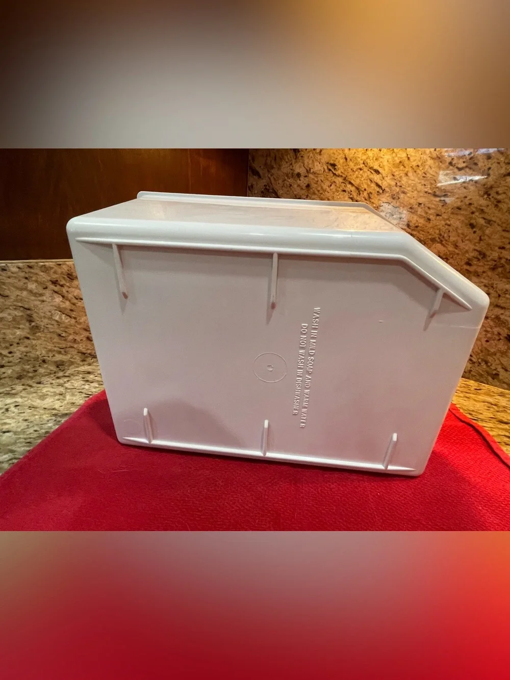 Refrigerator Whirlpool/Kenmore White Plastic ice Bin OEM part 2166261.